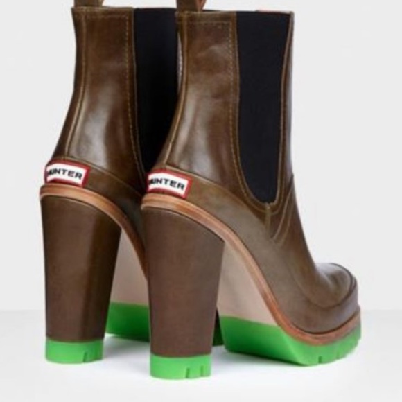 Hunter heeled leather boots - Picture 4 of 11